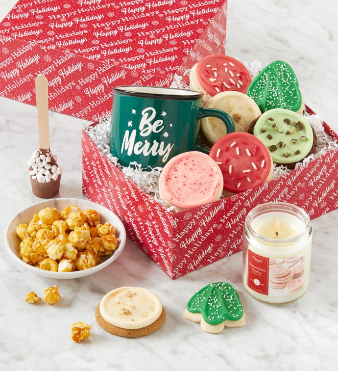 Holiday Candle & Mug Gift Box